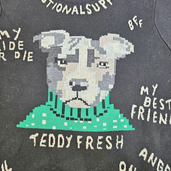 Teddy Fresh Dog Best Friend Sweater Mens Wms Medium Unisex Puppy Pet - Picture 5 of 8